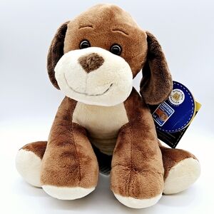 BAB | 2010 Velvet Hugs brown dog stuffed plush animal toy